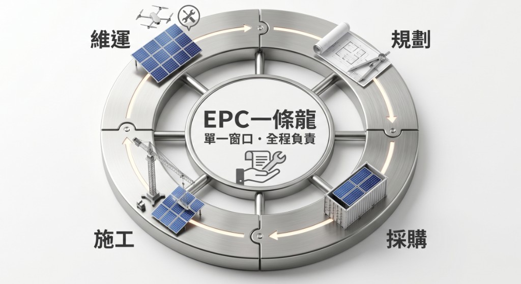 八芳元建設者一站式太陽能服務，設計施工維運單一窗口